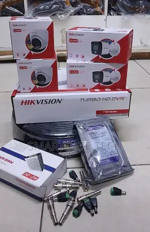 Hikvision 4 Channel Full Color Security Camera Kit