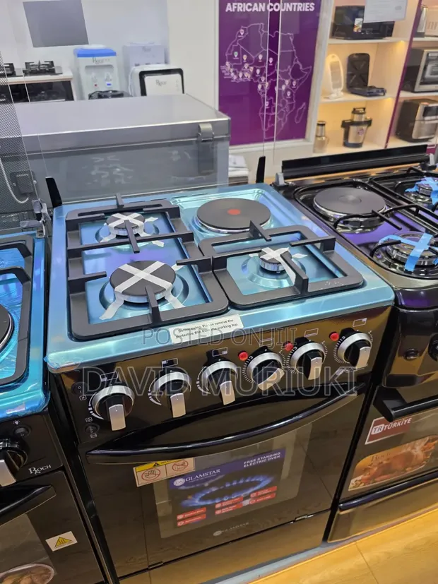 ROCH 3+1 Gas Electric Standing Cooker - 1