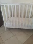 Used IKEA Baby Cot Bed with Mattress - 2