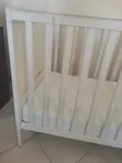Used IKEA Baby Cot Bed with Mattress - 3