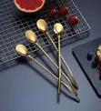 6pcs Stainless Steel Straw Spoon + Brush Set - 3