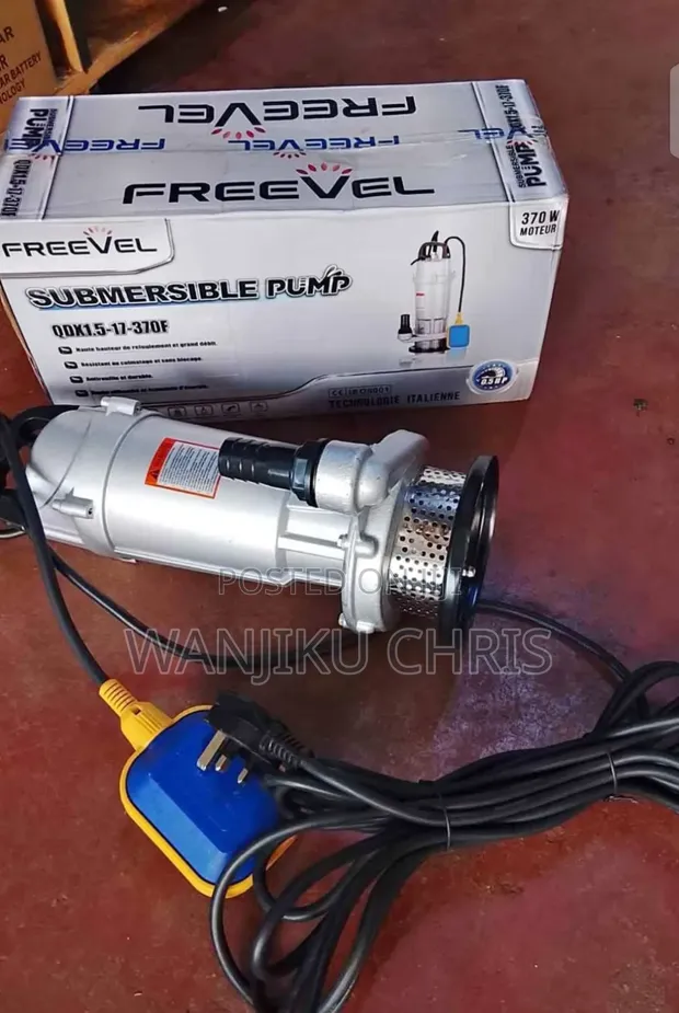 Freevel 0.5HP Submersible Water Pump QDX1.5-17-370F - 1