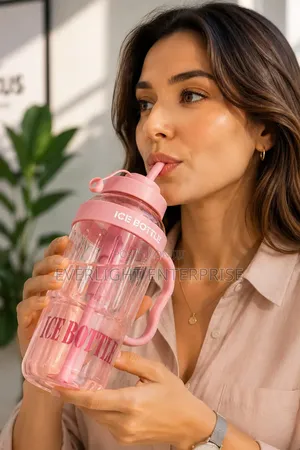 1100ml Ice Straw Bottle