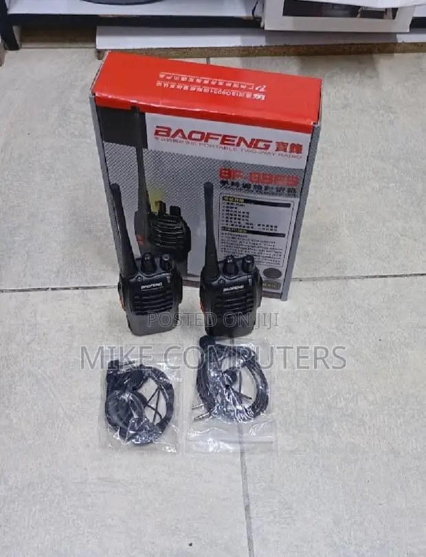 Redio ya Njia Mbili ya Baofeng BF-888S na Earpiece - 1