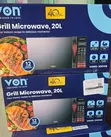 Von 20L Digital Microwave with Grill - 1