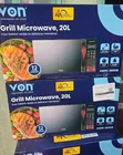 Von 20L Digital Microwave with Grill - 2