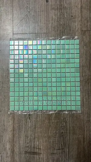 Premium Glass Mosaic Tiles - Bluu na Aqua Green