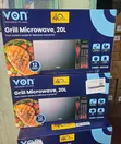 Von 20L Digital Microwave yenye Grill - 2