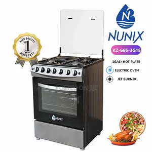 Nunix 60x65 Freestanding Cooker with Electric Oven