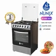 Nunix 60x65 Freestanding Cooker with Electric Oven - 1