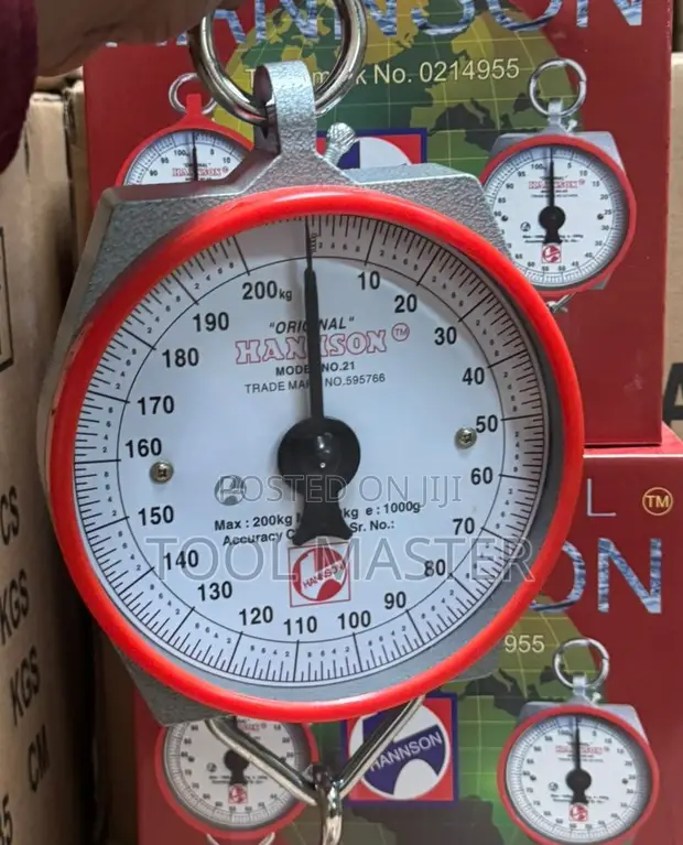 Hanson 200kg Hanging Spring Scale - 1
