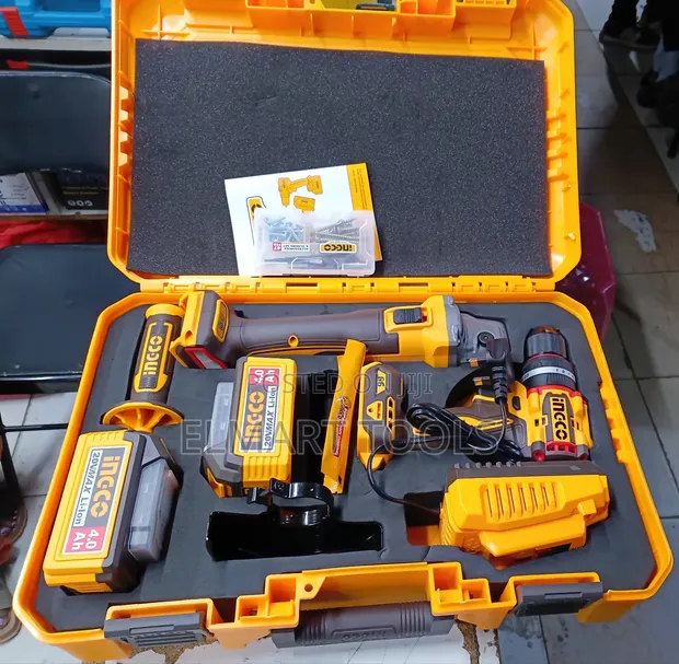 INGCO 20V Cordless 2-Piece Combo Kit - 1