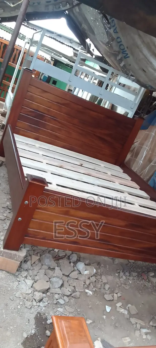 Mahogany Bed Frame - 1