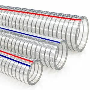 30m Roll 1.5" Clear Wired Suction Hose