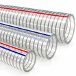 30m Roll 1.5" Clear Wired Suction Hose - 1