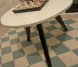 Nordic Round White Coffee Table - 2