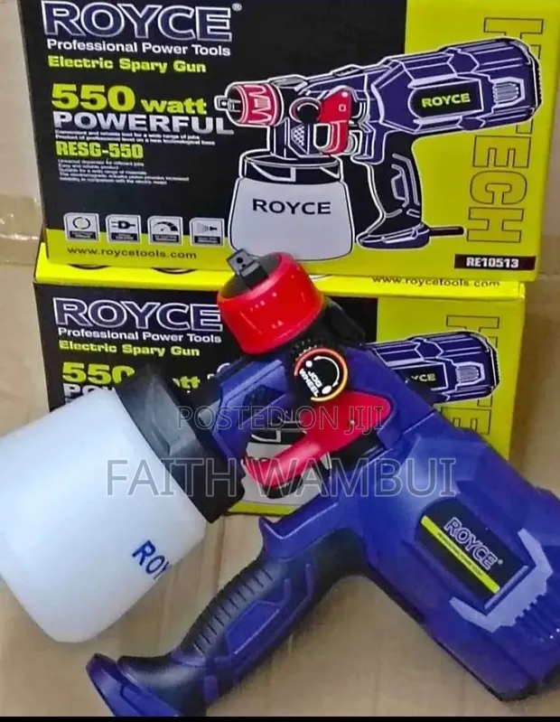 Royce 550 Watt Mashine ya Kupuliza Rangi - 1