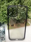 Kifaa cha Simu cha iPhone 13 Pro Chenye Uwazi na Bampa Nyeusi - 1