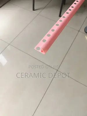 PVC Tile Corner Stripe SC-04 Pink Karibu 2.4m (Mzigo wa 100)