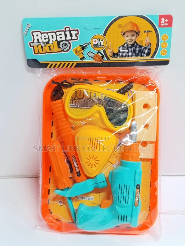 Kids Tool Set with Toy Drill - 1