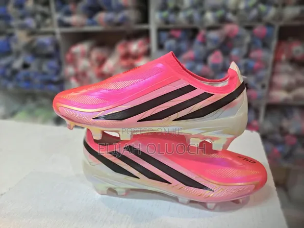 Adidas F-50 Hyperfast Elite Viatu vya Mpira - Pink/Black - 1