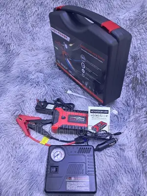 12V 99800mAh Lithium Car Jump Starter Power Bank with Air Compressor