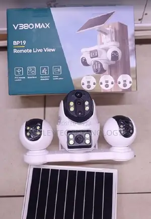 Kamera ya PTZ ya Solar yenye Lensi 4 na Simu ya 4G