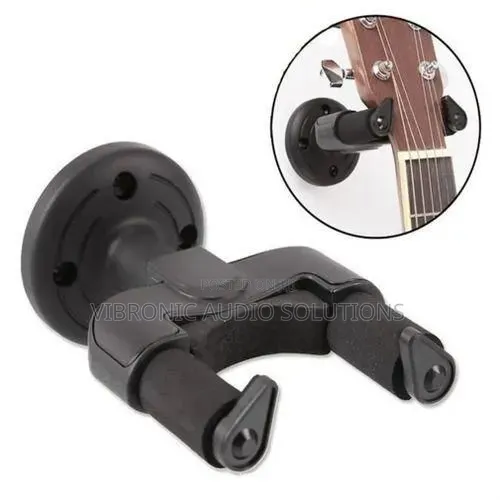 Guitar Hanger Hook Wall Mount - Soft Non-Slip Holder - 1