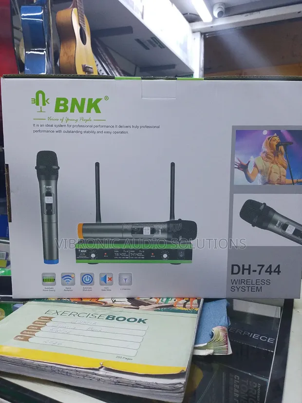 Mfumo wa Kipaza Sauti Kisichotumia Waya cha BNK DH-744 VHF - 1