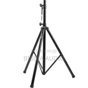 Amazon Basics Adjustable Speaker Stand - Black