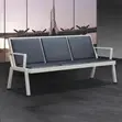 3-Link Heavy Duty Padded Bench - 3