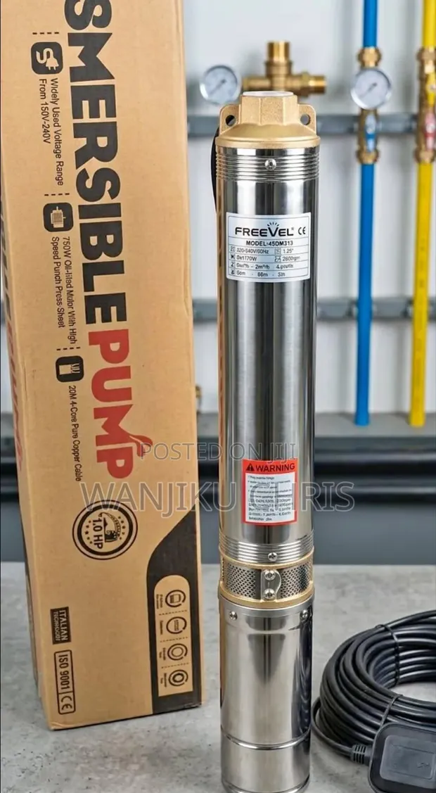 Freevel 1HP Submersible Water Pump 750W - 1