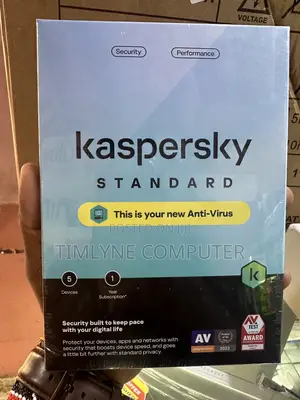 Kaspersky 5 User Antivirus - 1 Year License