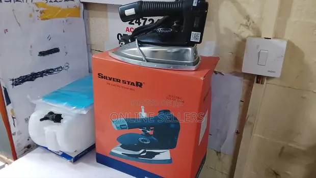 Silver Star Industrial Steam Iron Box - 1