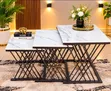 Modern Marble Nesting Coffee Tables - 1