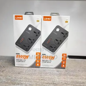 LDNIO SC3412 3 AC Outlets Universal Extension with USB