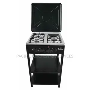 OLELON 4 Burner Full Standing Cooker With Shelves