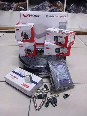Hikvision Full Color 4CH Security Camera Kit - 2 Dome, 2 Bullet