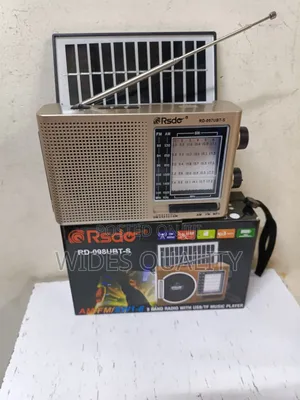 Solar 8-Band Portable Radio with USB/TF