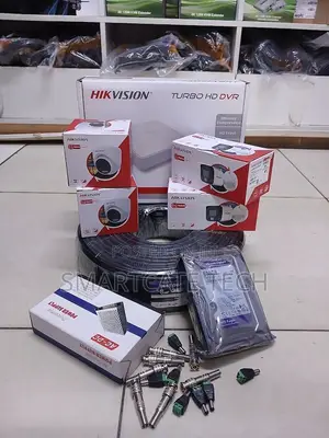 Hikvision 4CH Smart Hybrid HD CCTV Kit - Full Color Night Vision