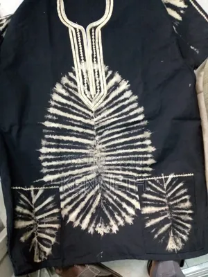 Black Patched Kitenge T-Shirt