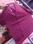 Adot Shati ya Casual - Plum, Wanaume, Saizi M-XXL - 1
