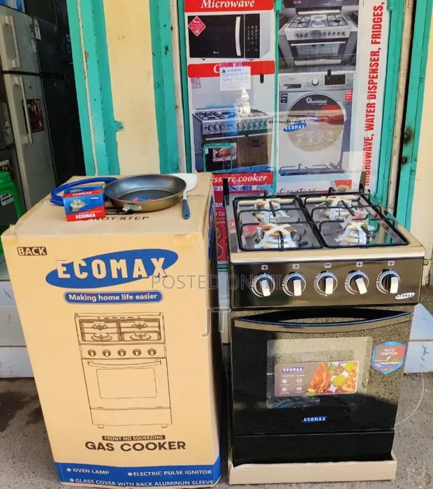 Ecomax 50x55 Jiko la Kusimama la Gesi Kamili - 1