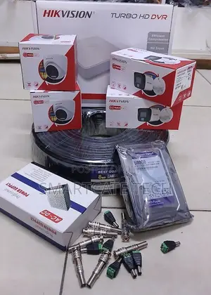 Hikvision 4CH HD CCTV Kit with 500GB HDD