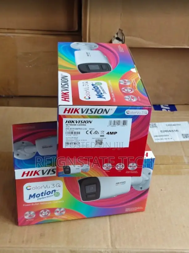 Hikvision Full Color 4MP IP Bullet Camera with Motion 3.0 Detection - 1