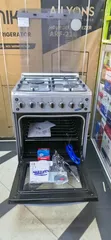Ecomax 60x60 Jiko la Gesi 3 + 1 Umeme na Oven ya Umeme & Rotisserie - 1