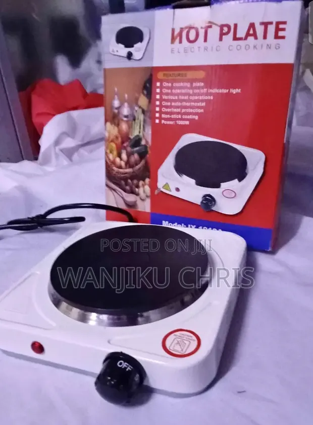 Hot Plate ya Umeme ya Kupikia Mpya - 1000W - 1