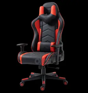 Modern Leather Gaming Chair - Red