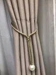 Pazia za Beige Nyeusi za Kuzuia Mwanga - 3