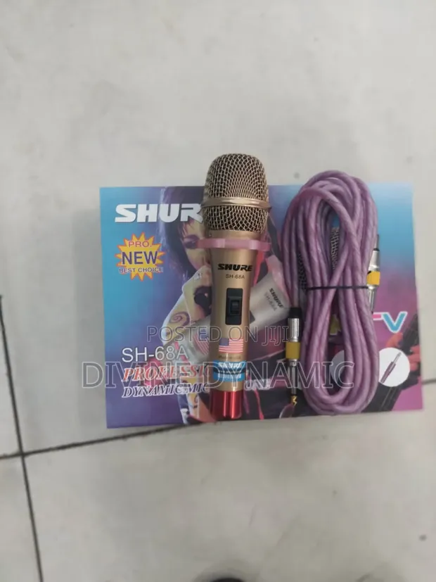 Shure SH-68A Maikrofoni ya Kamba - 1
